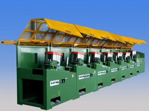 Linear wire drawing machine